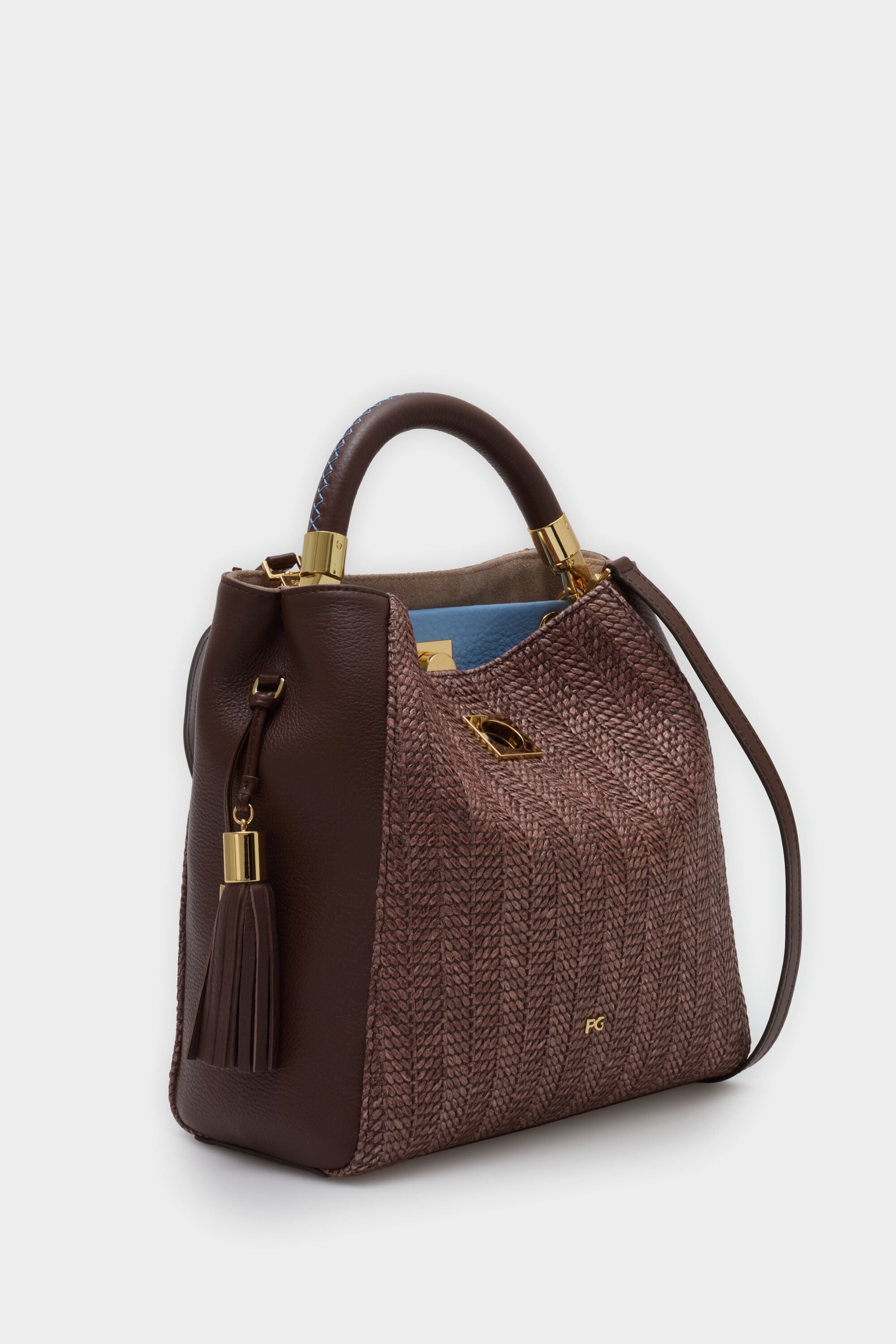Samburu handbag bag brown - Purificacion Garcia France