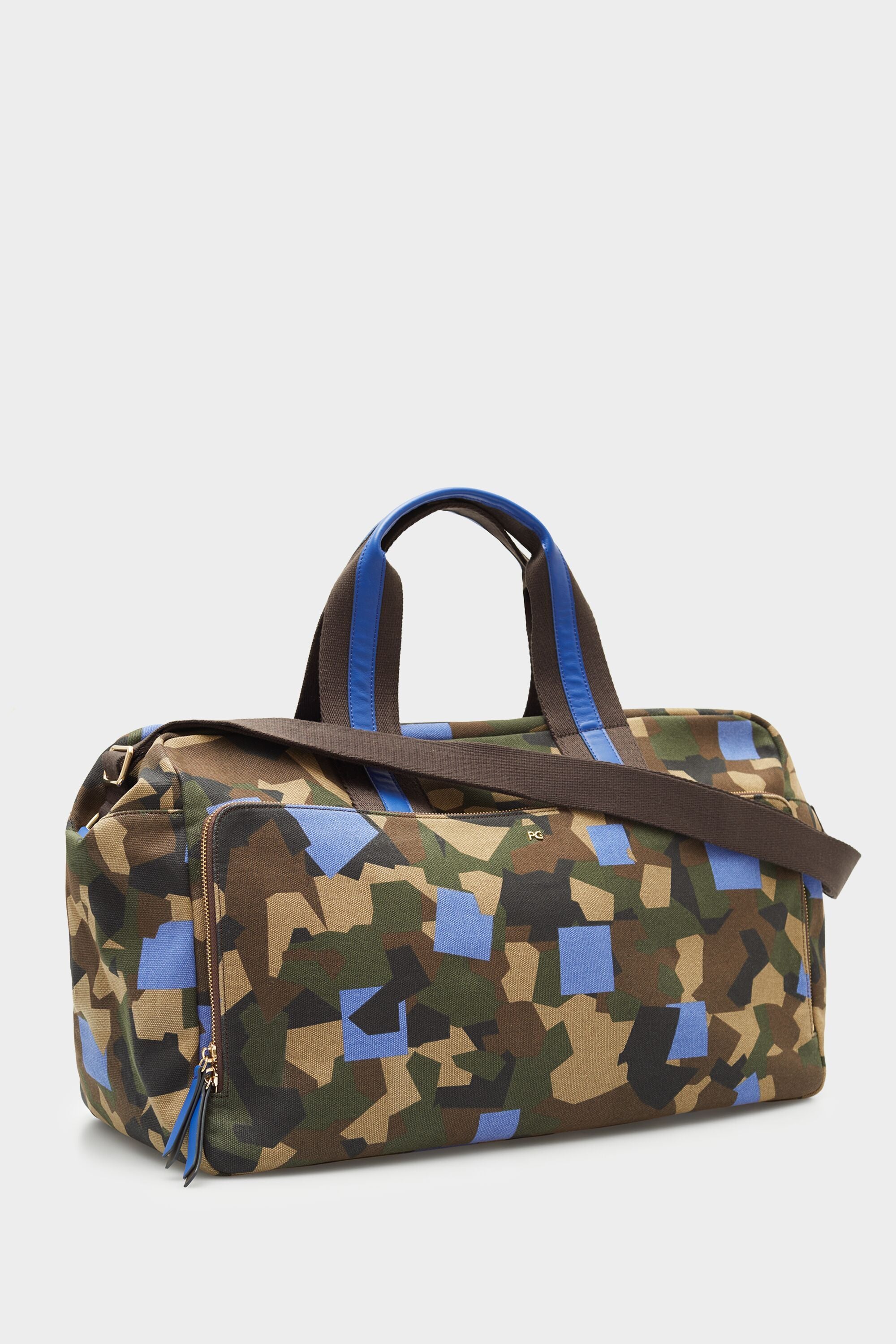 Bolso de viaje Veracruz verde caqui/azul - Purificacion Garcia España