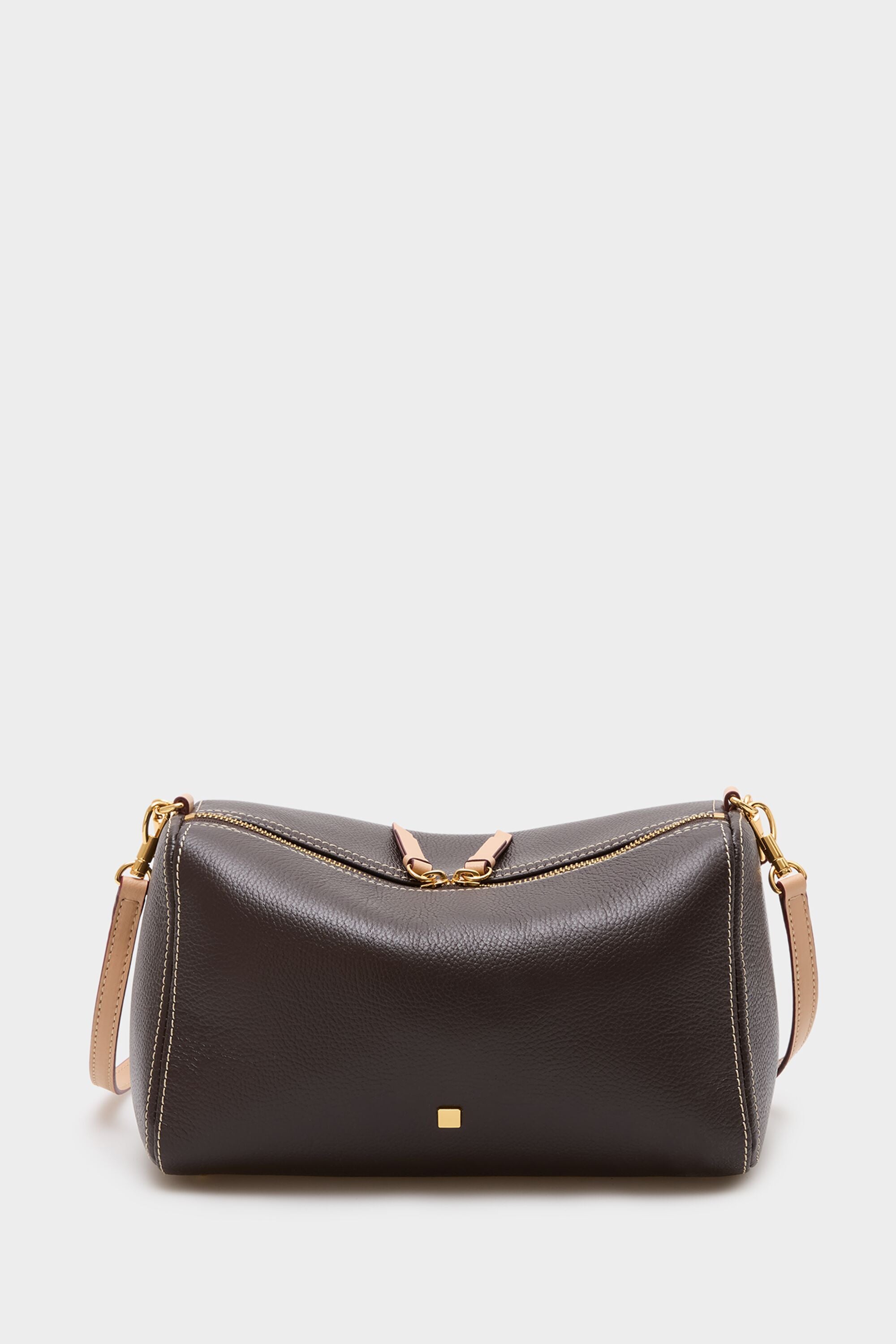 Combinación Única shoulder bag dark brown - Purificacion Garcia