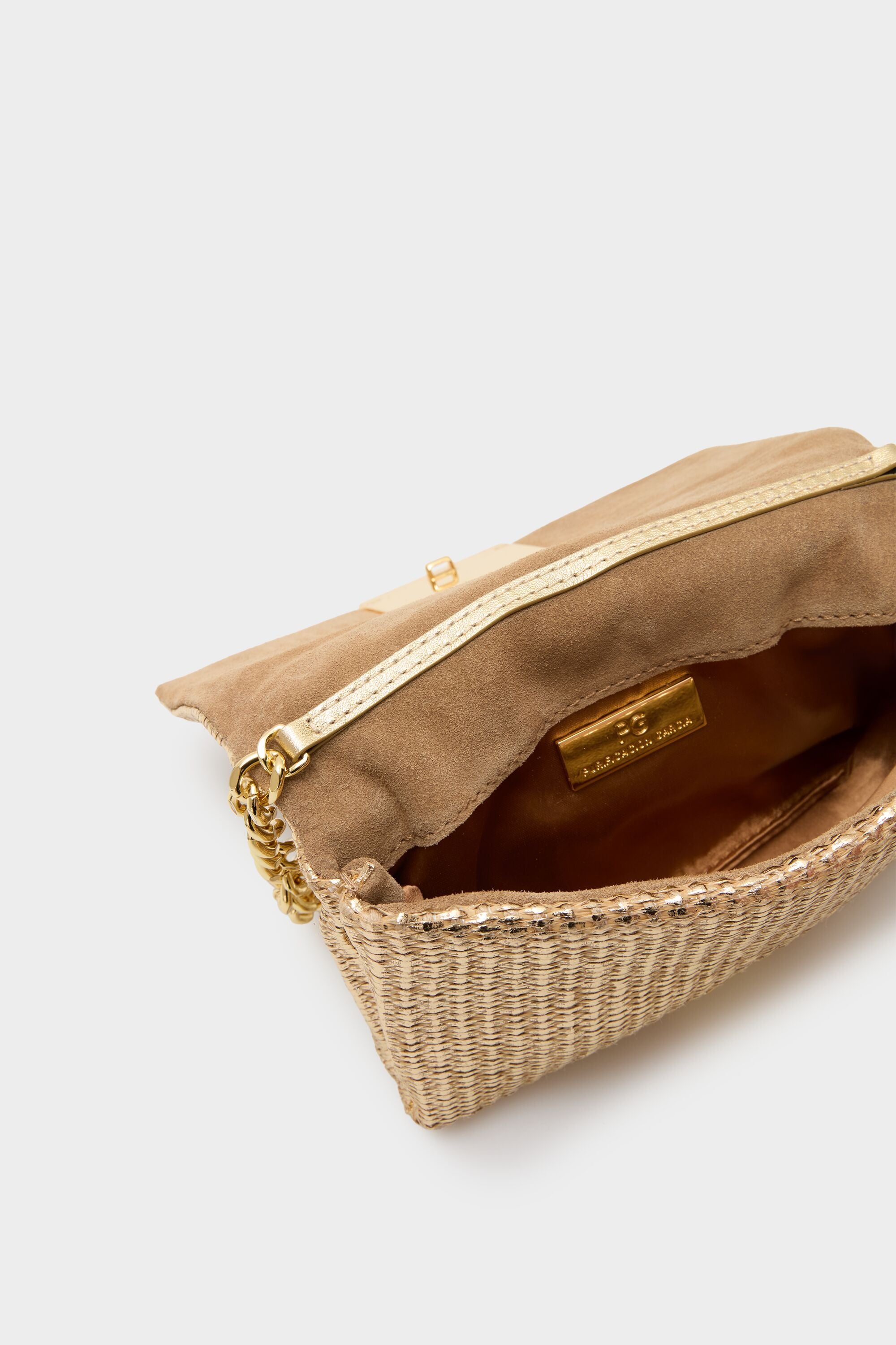 Homenaje Acolchado clutch gold - Purificacion Garcia United