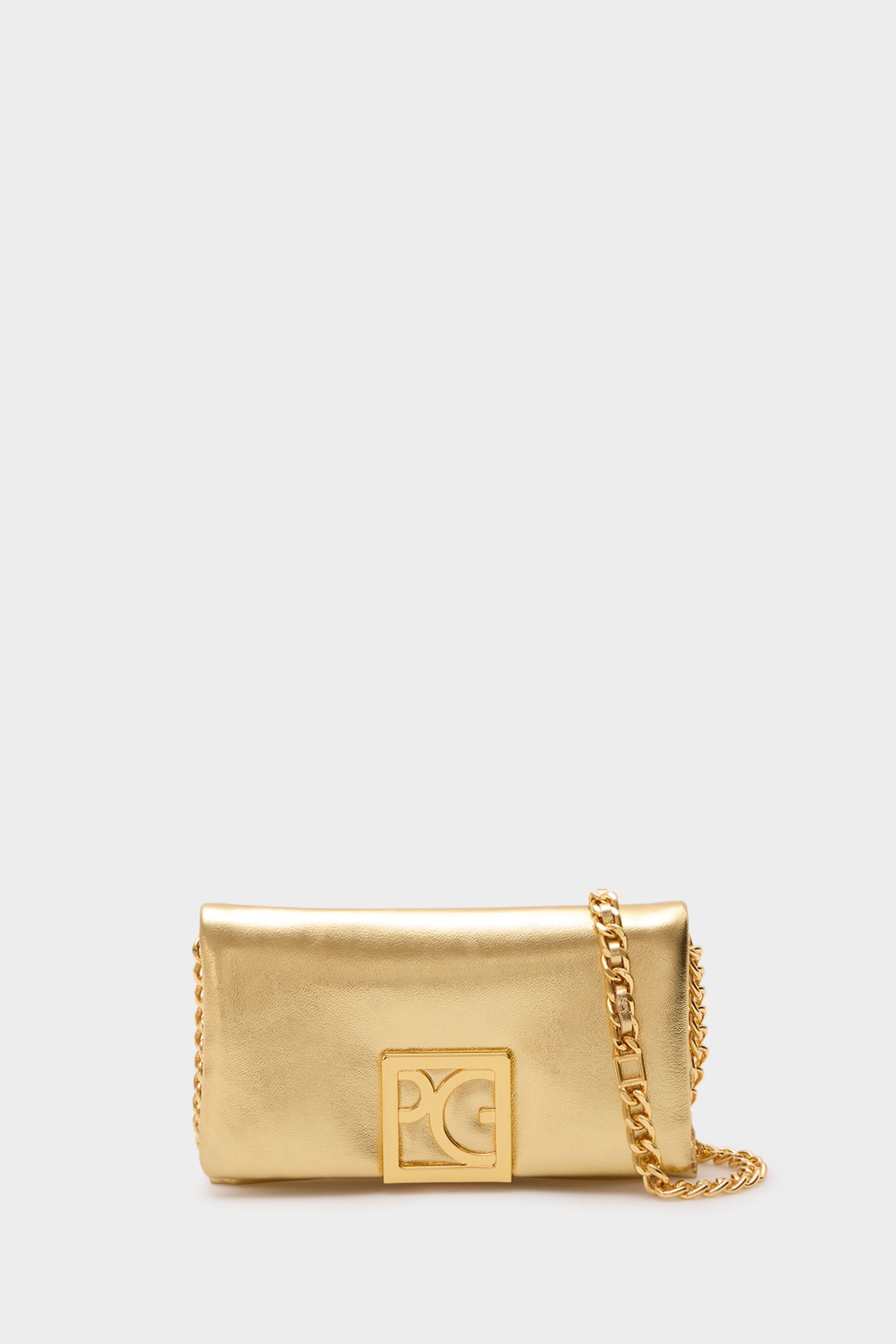 Homenaje Acolchado clutch gold - Purificacion Garcia Portugal