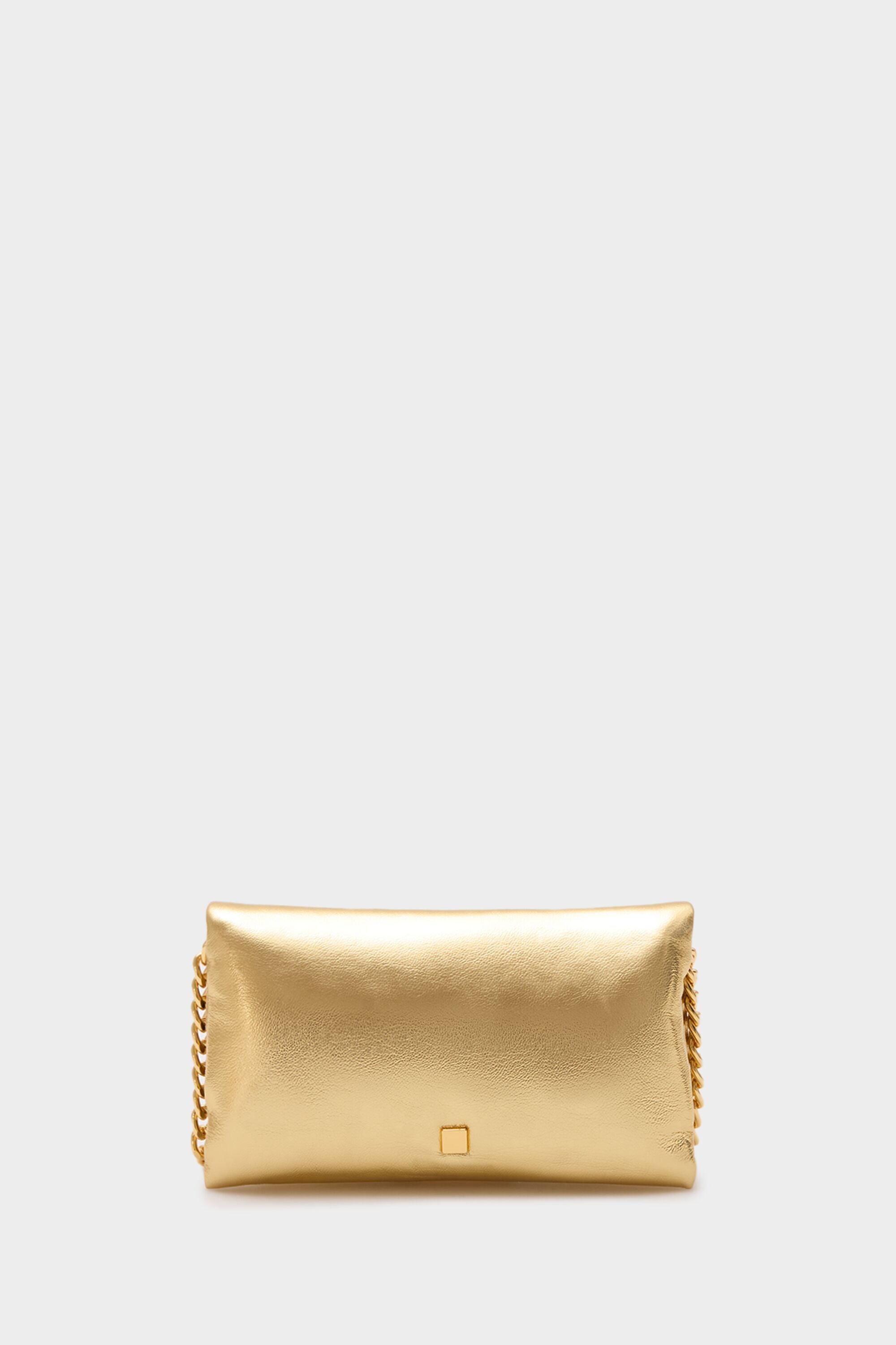 Homenaje Acolchado clutch gold - Purificacion Garcia Portugal