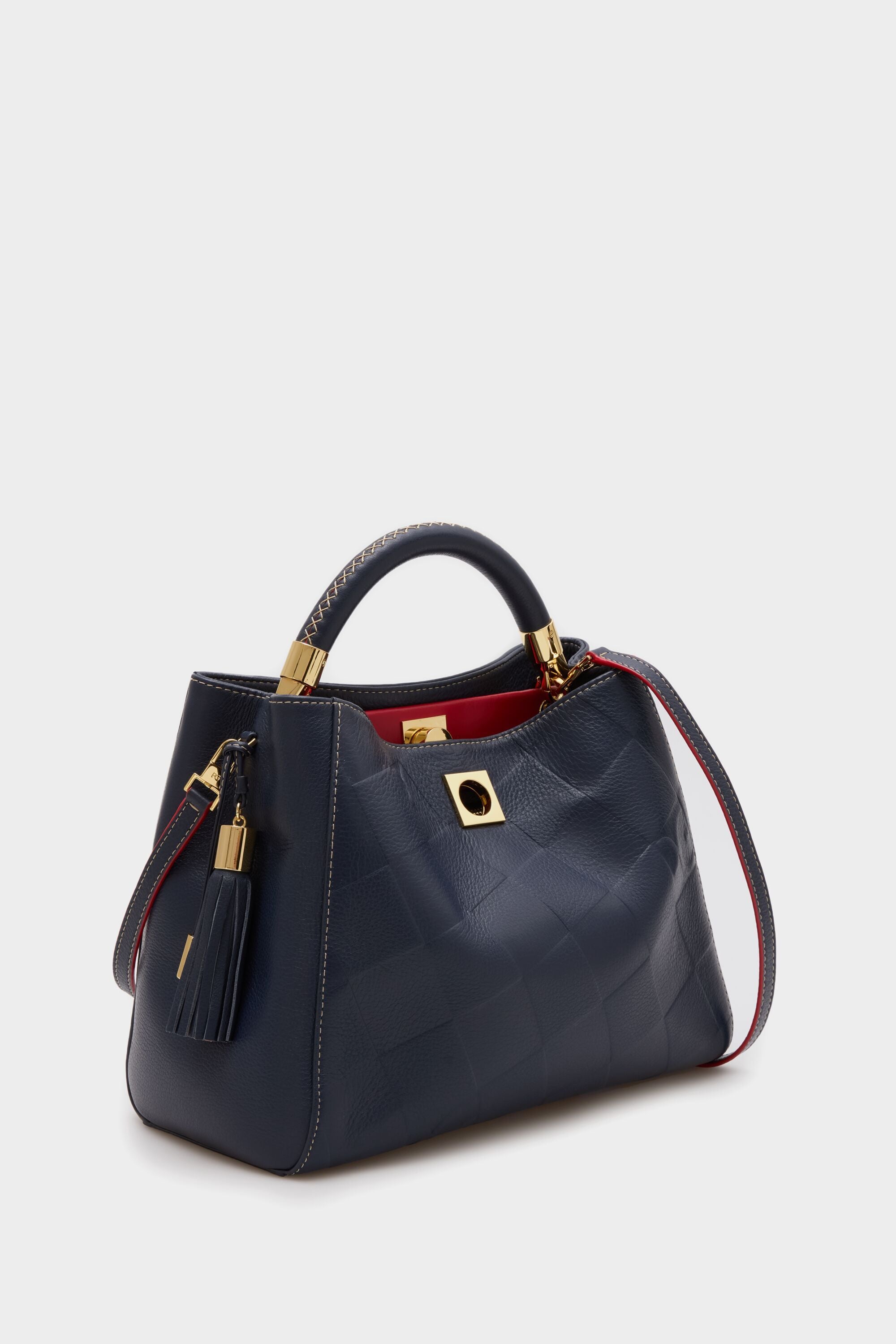 美品　FXB-GP711ML+Garimpero Samburu handbag navy - Purificacion Garcia United States