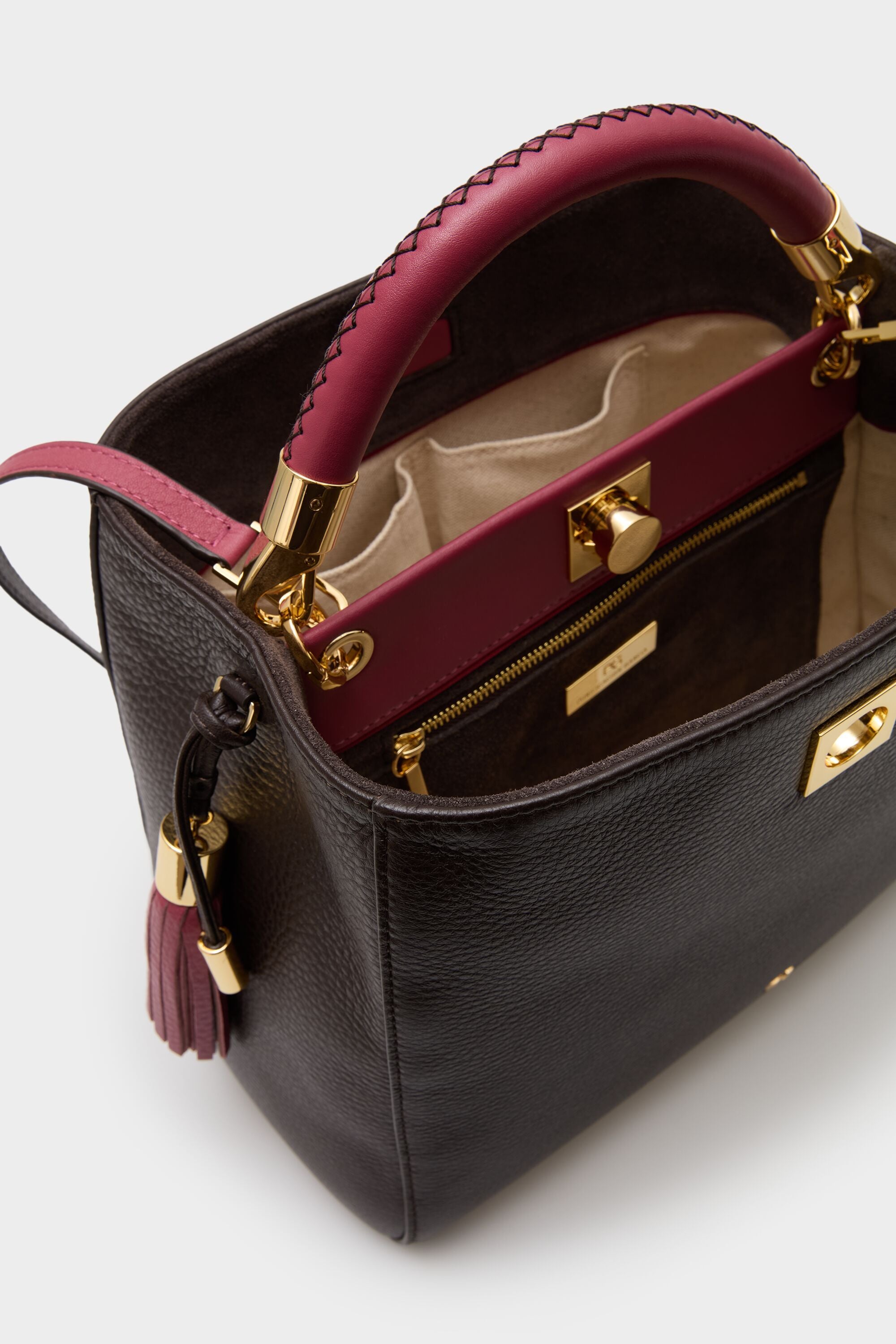 Samburu handbag dark brown - Purificacion Garcia Denmark
