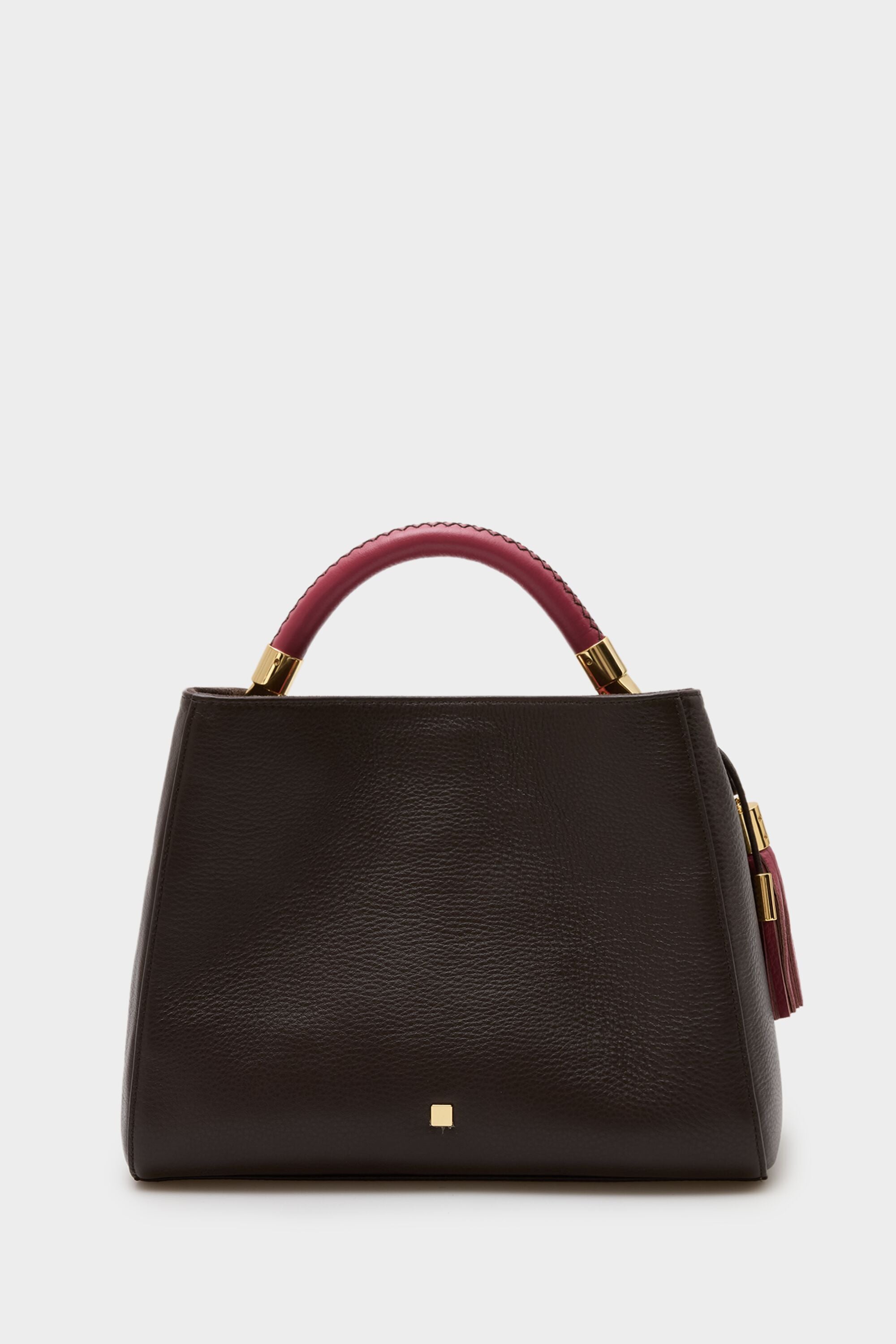 Samburu handbag dark brown - Purificacion Garcia United States