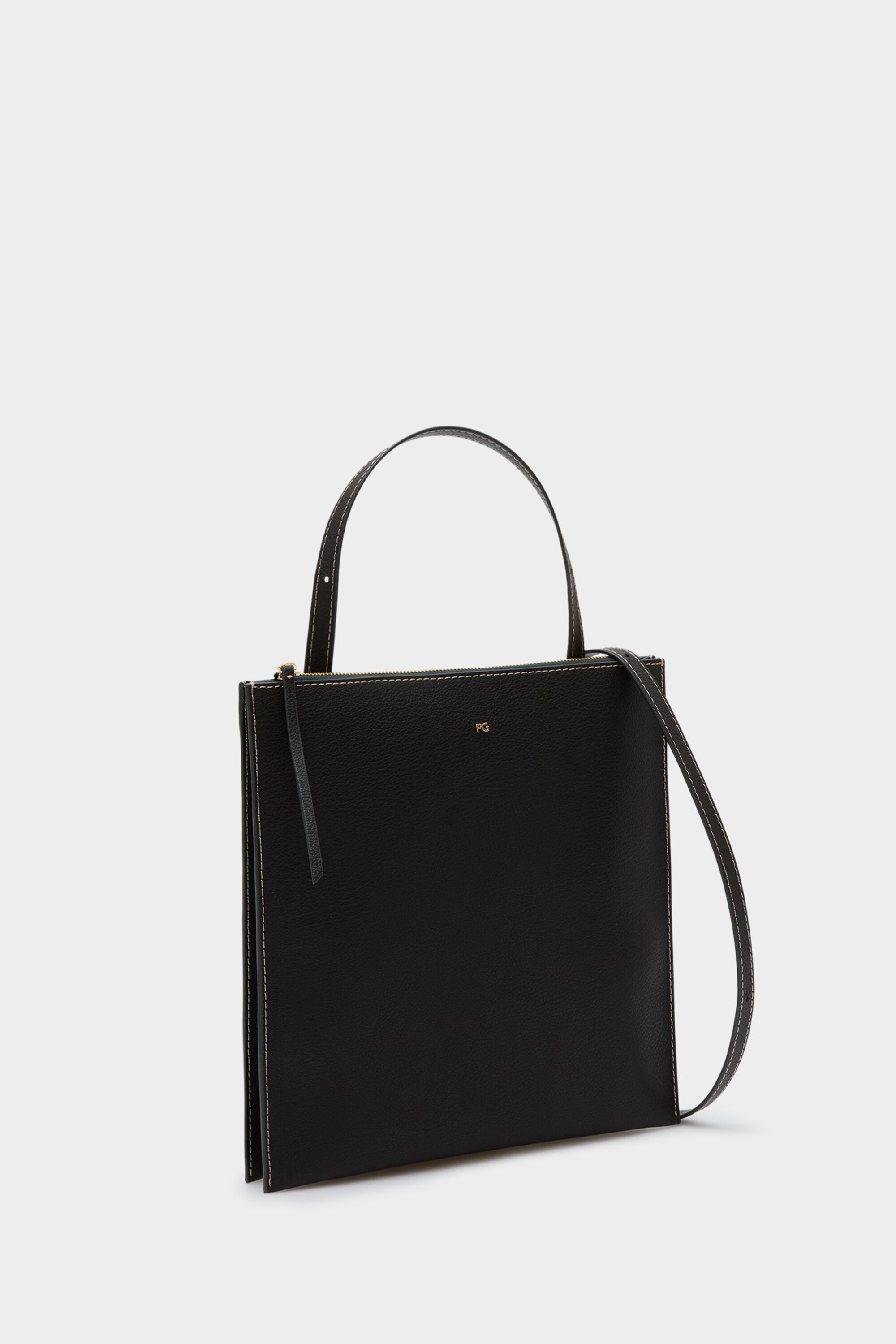 Tándem leather backpack black - Purificacion Garcia Luxembourg