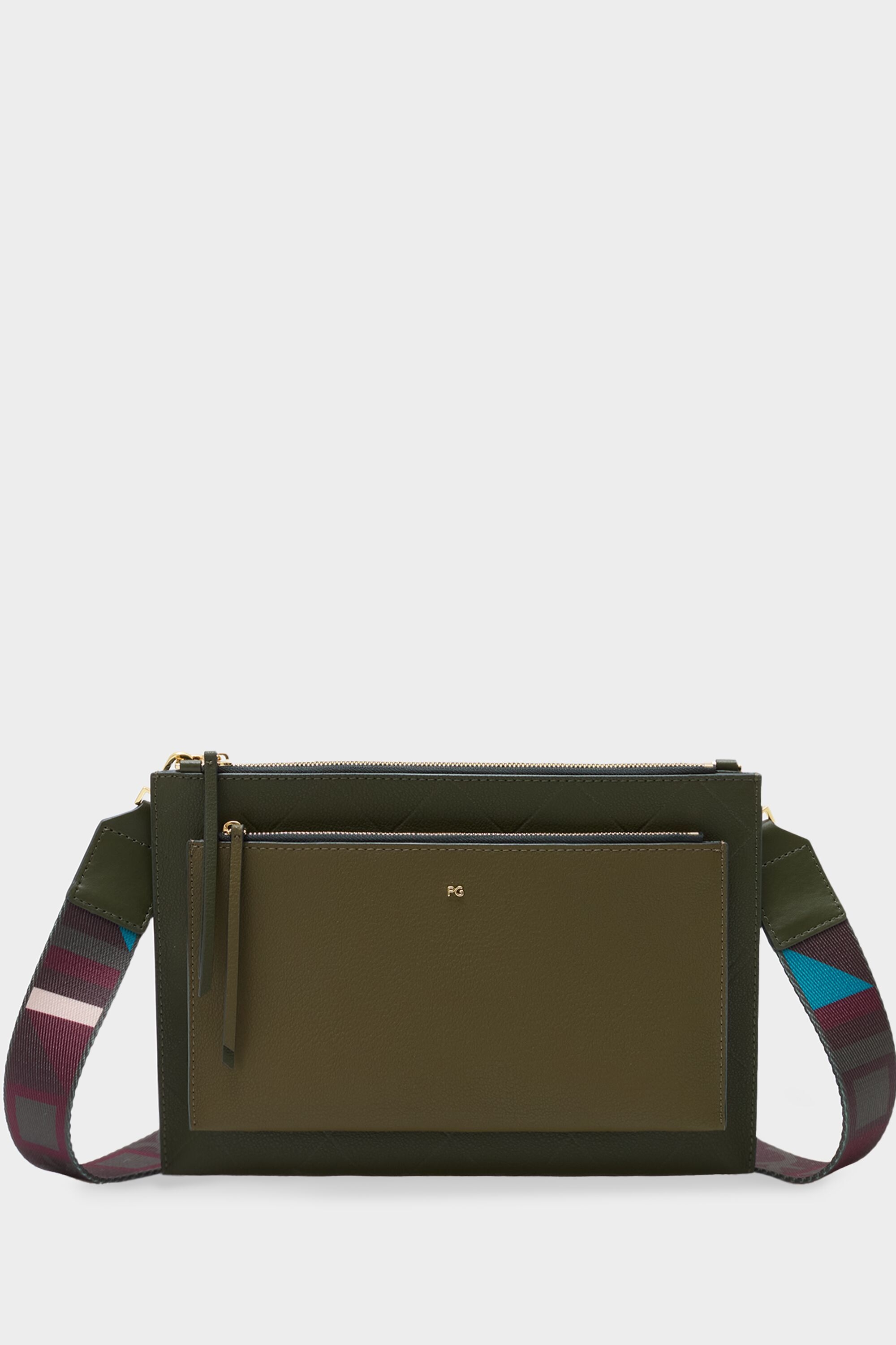 Tándem double crossbody bag