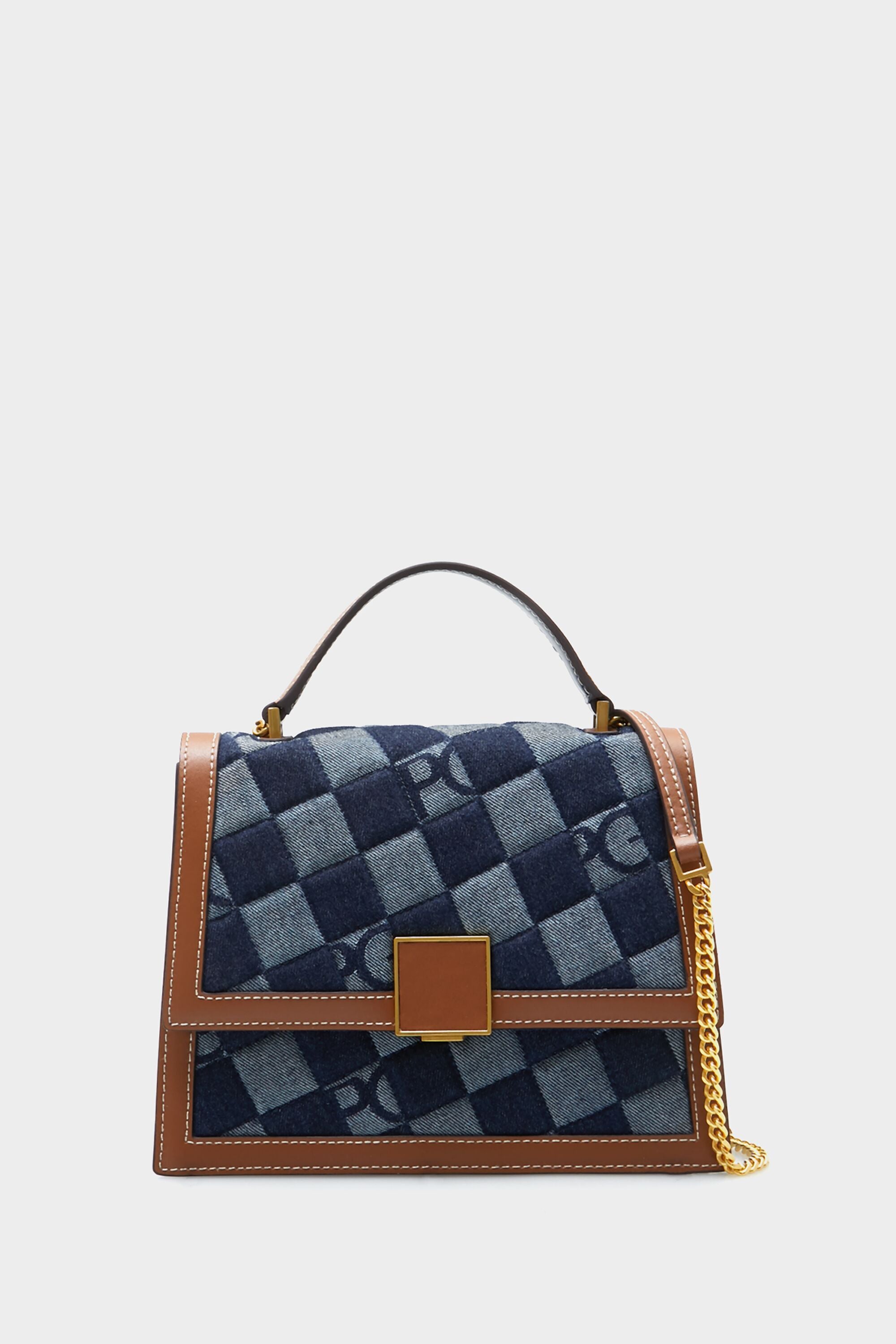 Louis Vuitton brown monogram bag with shoulder strap Cotton ref