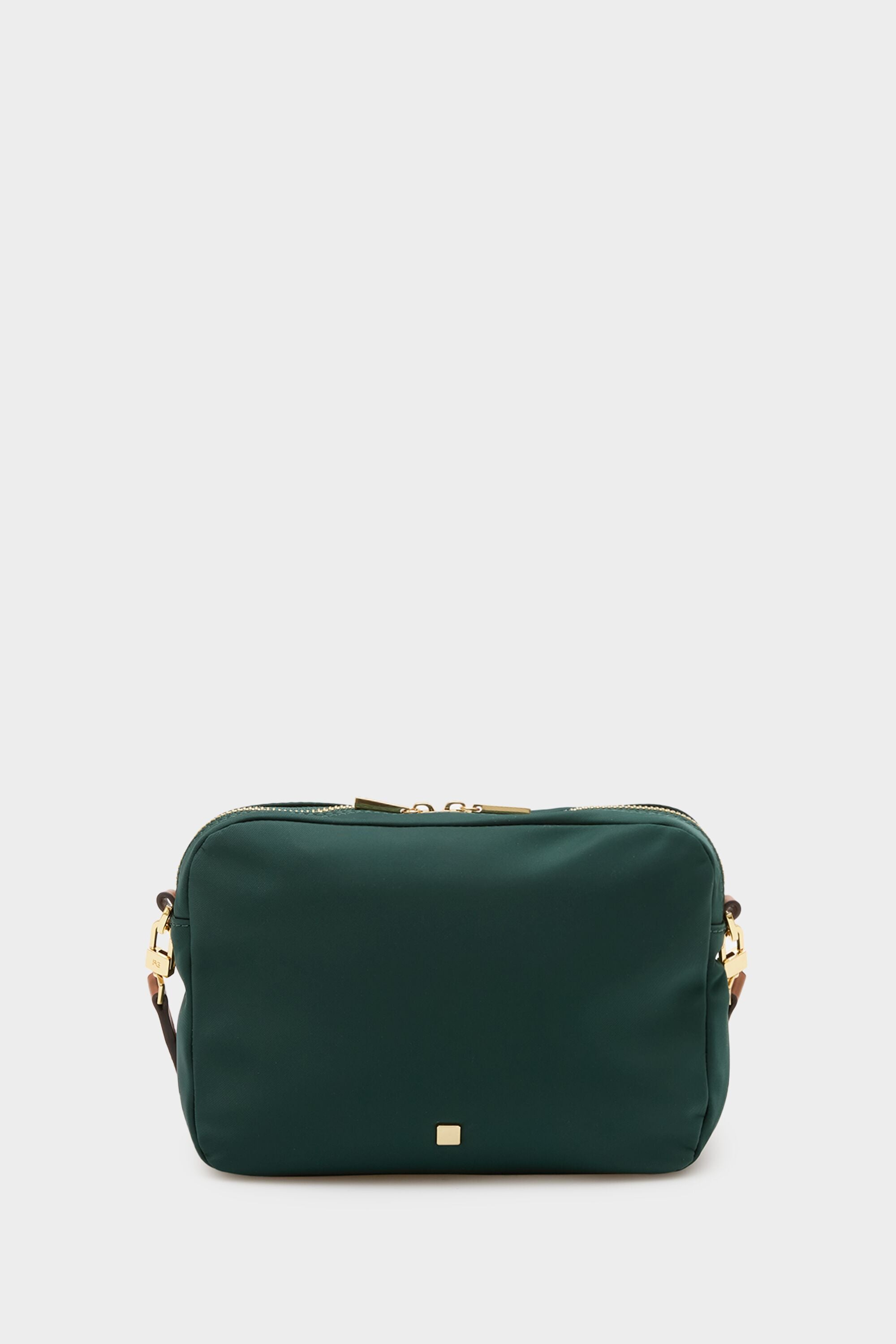 Nylon crossbody bag pine tree green - Purificacion Garcia