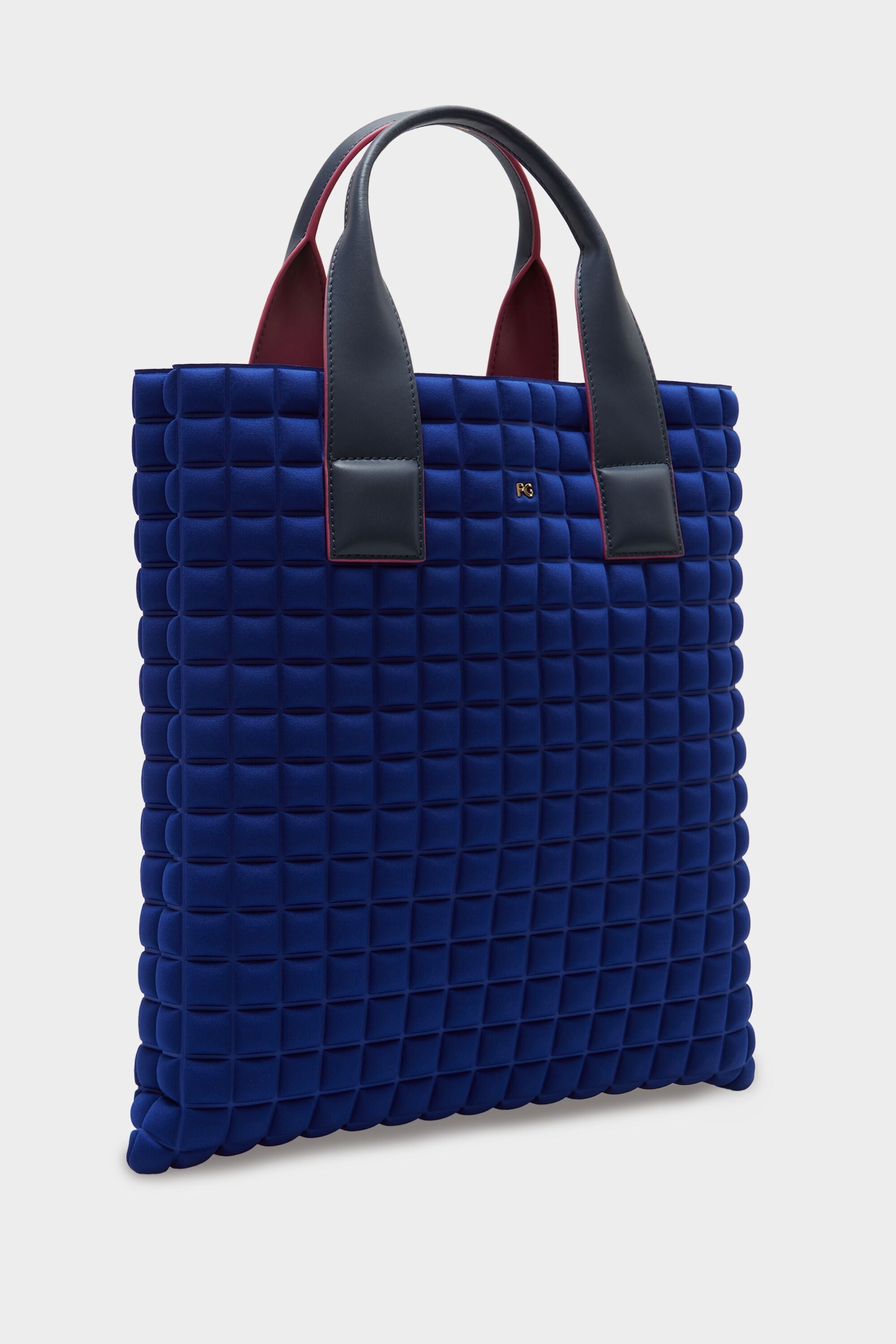 P*o様 CTHY LUXURY MATERIAL NANO BAG by GU Choco PG handbag klein blue - Purificacion Garcia United States