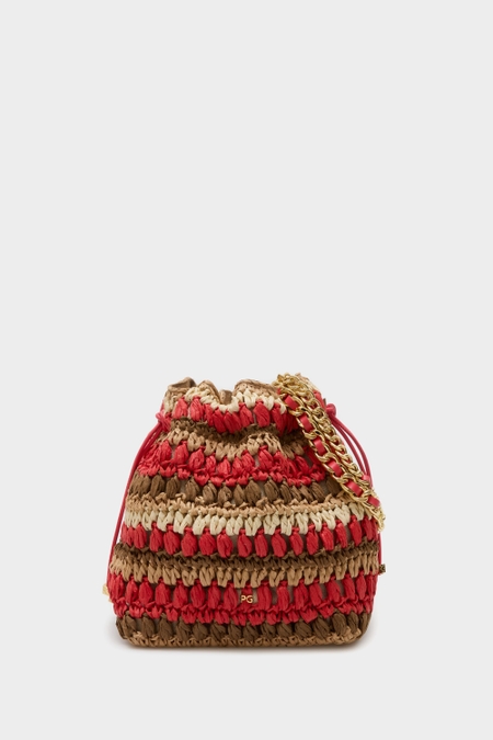 HOMENAJE ACOLCHADO BUCKET BAG
