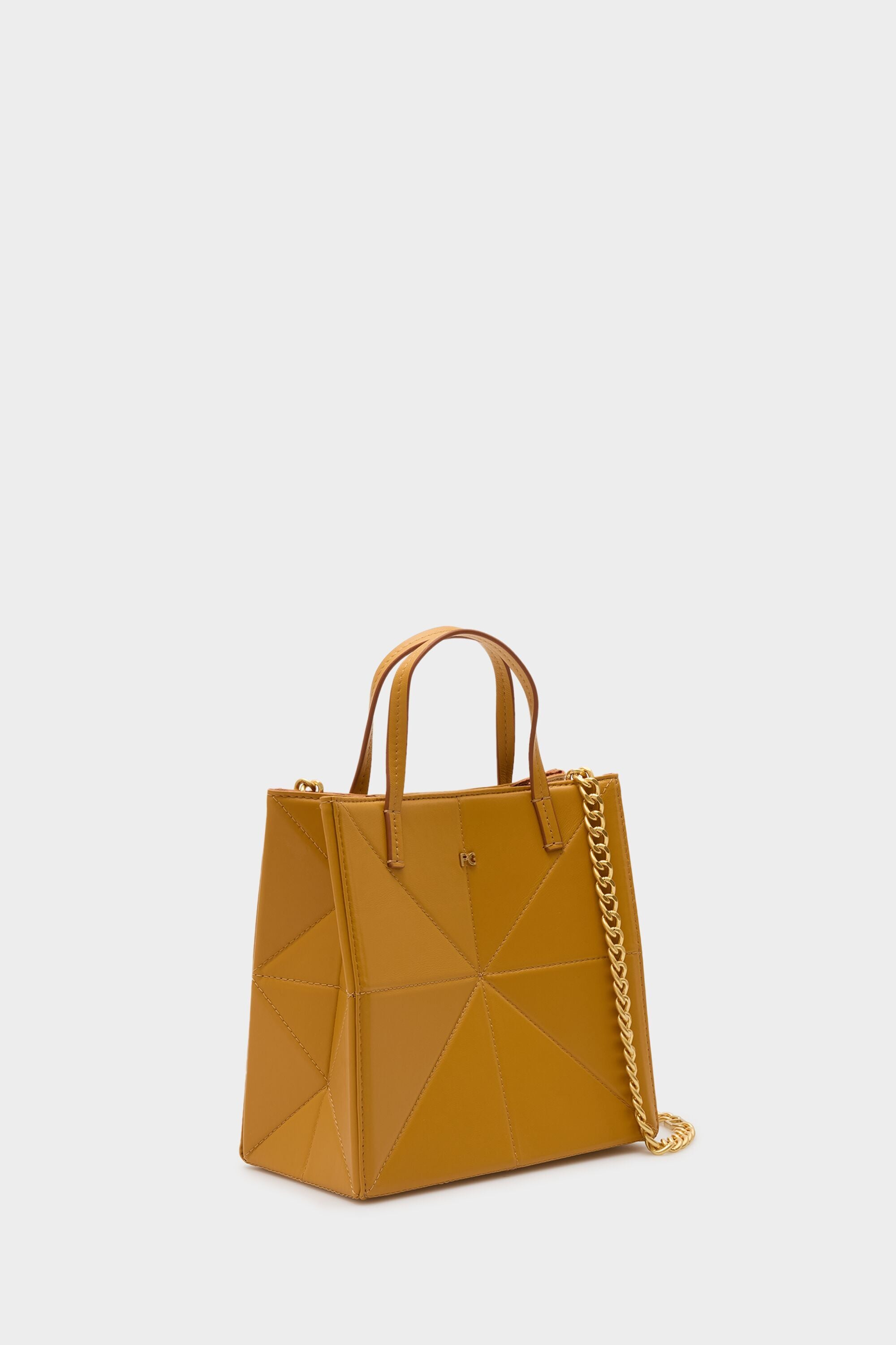 Origami crossbody bag ochre - Purificacion Garcia United States