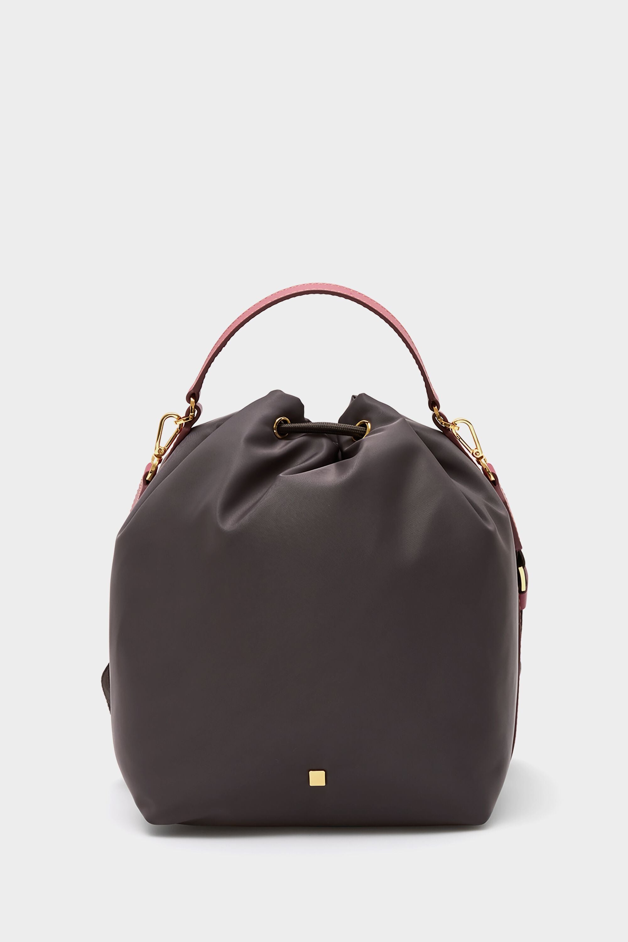 Nylon crossbody bucket bag iron grey - Purificacion Garcia United
