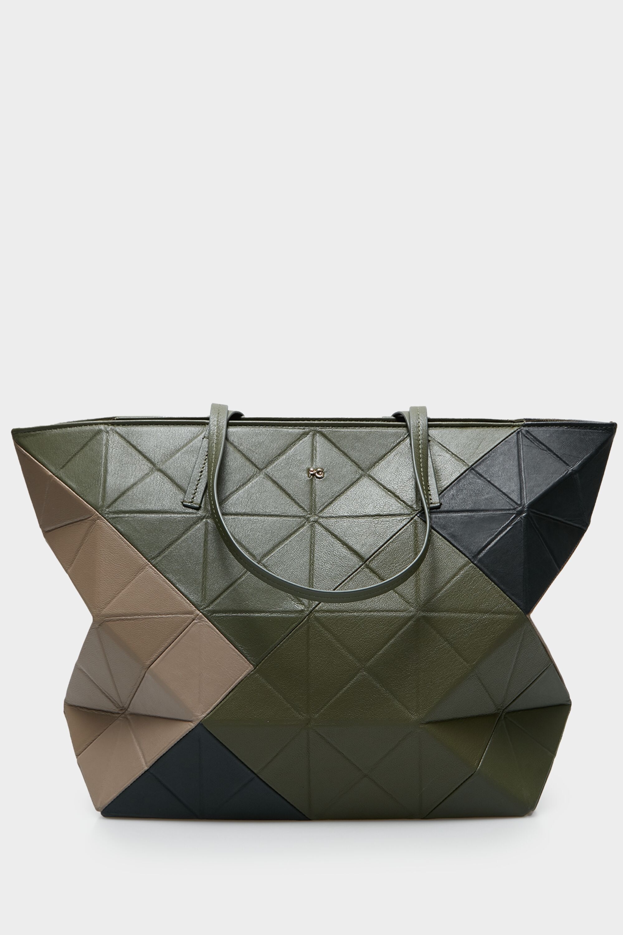 Bolso de hombro Origami cremallera