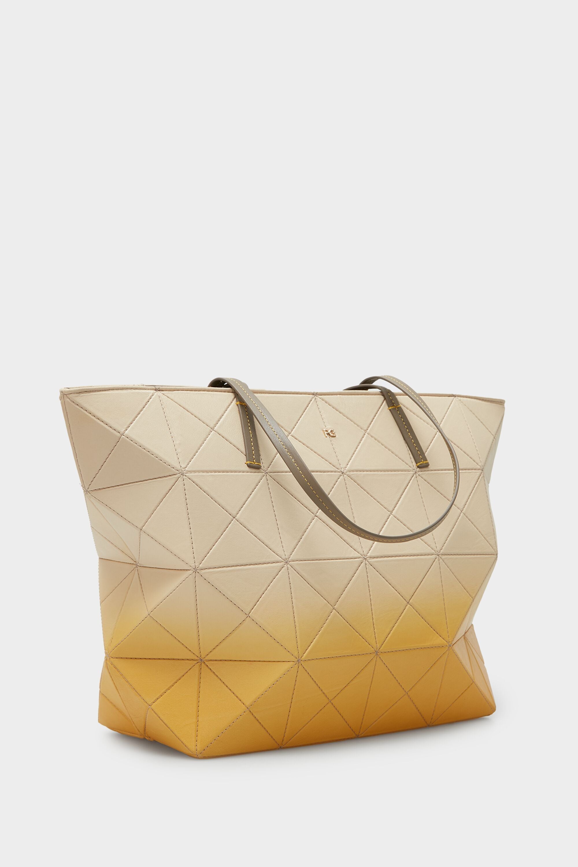 Origami zipped shoulder bag yellow - Purificacion Garcia Monaco