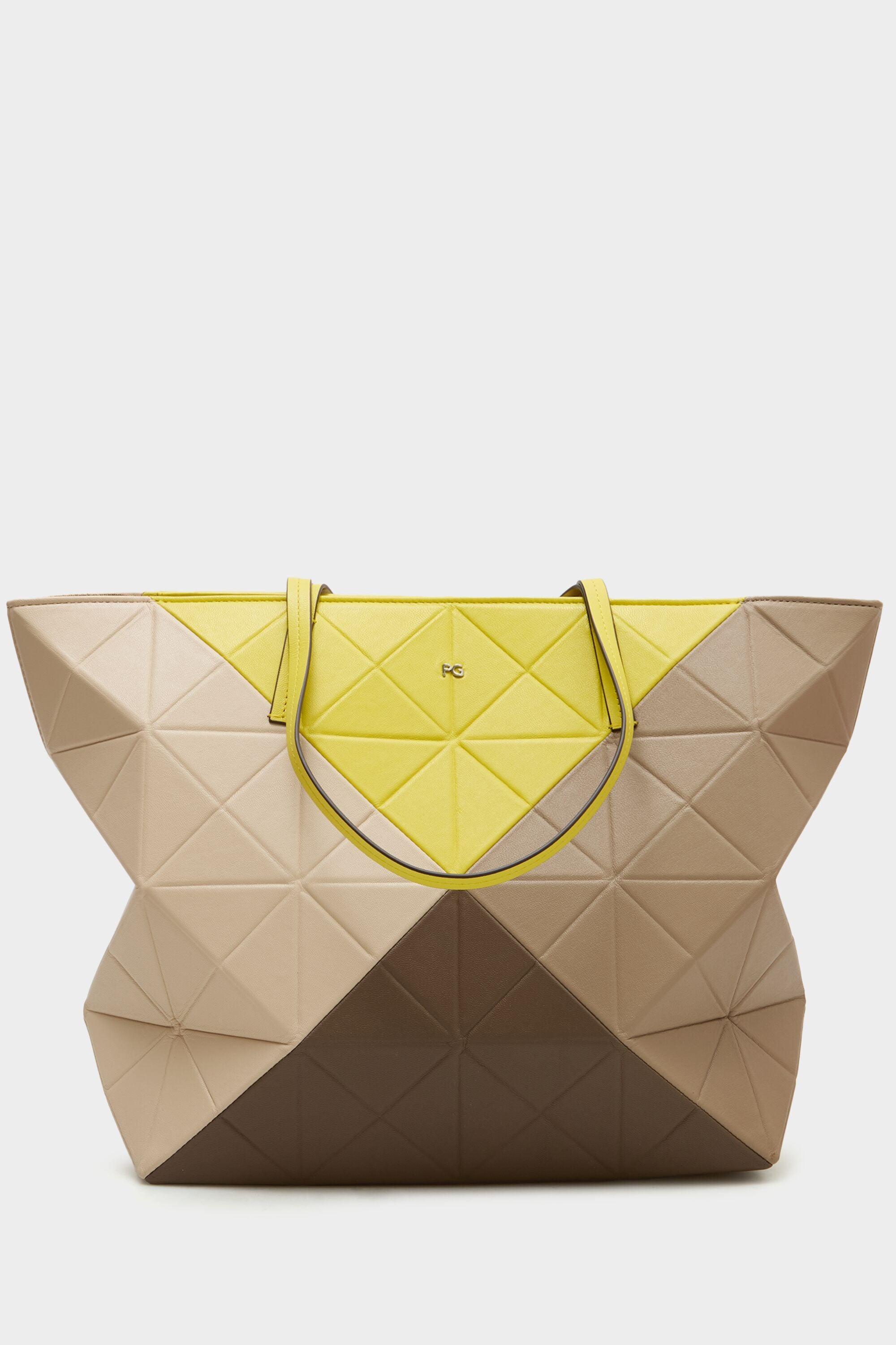 Purification Garcia ORIGAMI 本革トートバッグ　超美品 Origami zipped shoulder bag navy - Purificacion Garcia United States