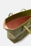 Origami zipped shoulder bag