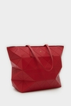 Origami zipped shoulder bag