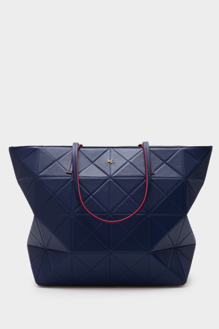 ORIGAMI ZIPPED SHOULDER BAG