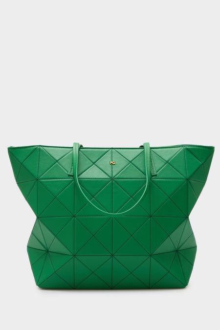 ORIGAMI ZIPPED SHOULDER BAG