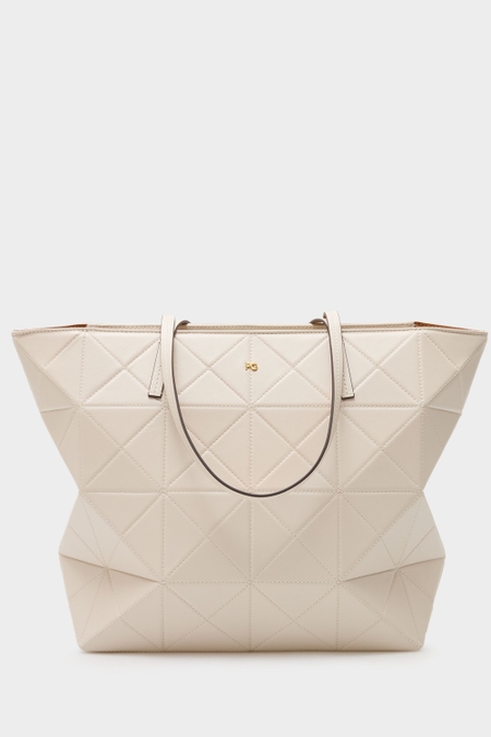ORIGAMI ZIPPED SHOULDER BAG