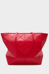 Origami zipped shoulder bag