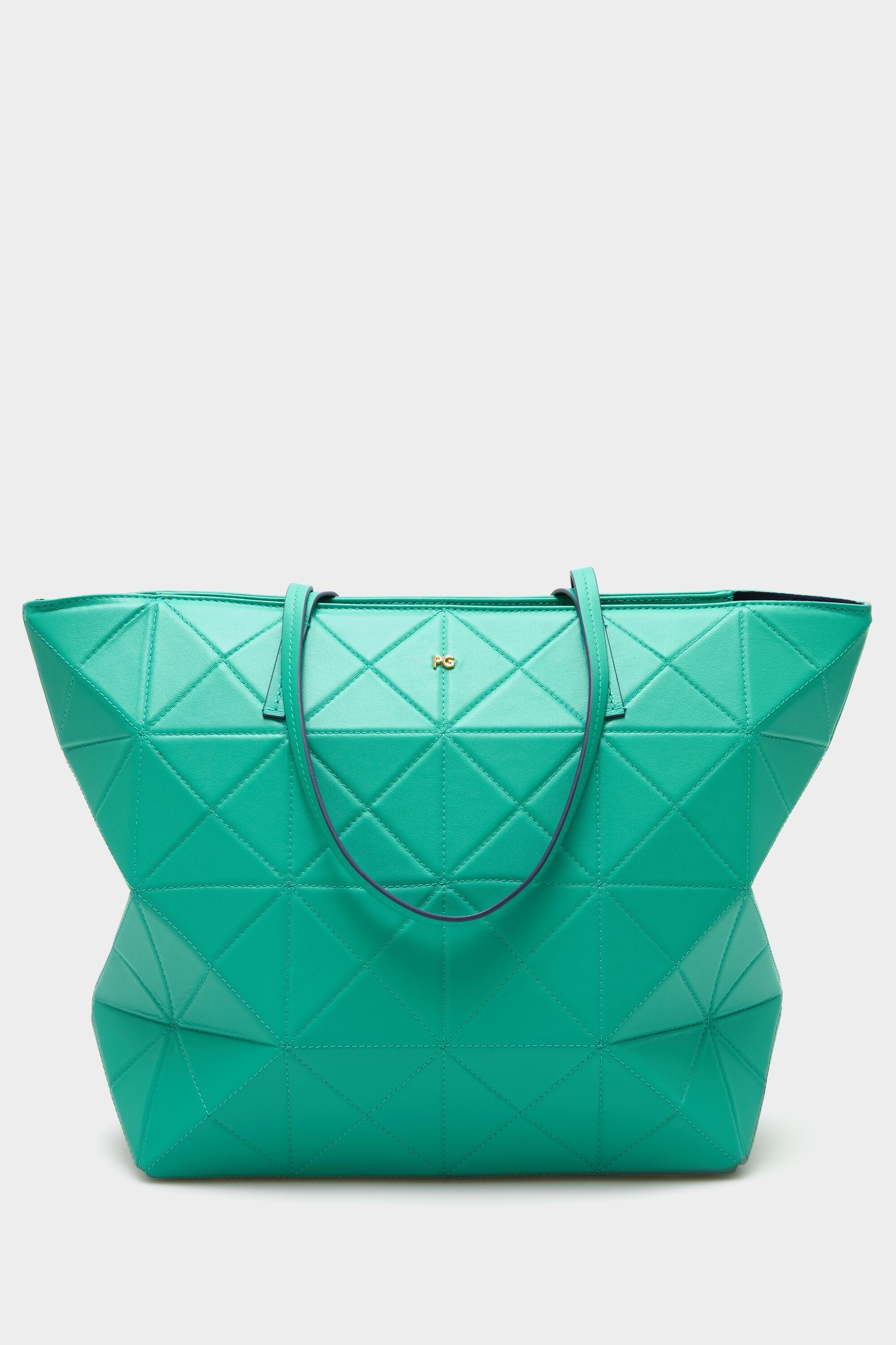 Origami zipped shoulder bag