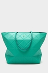 Origami zipped shoulder bag