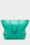 Origami zipped shoulder bag