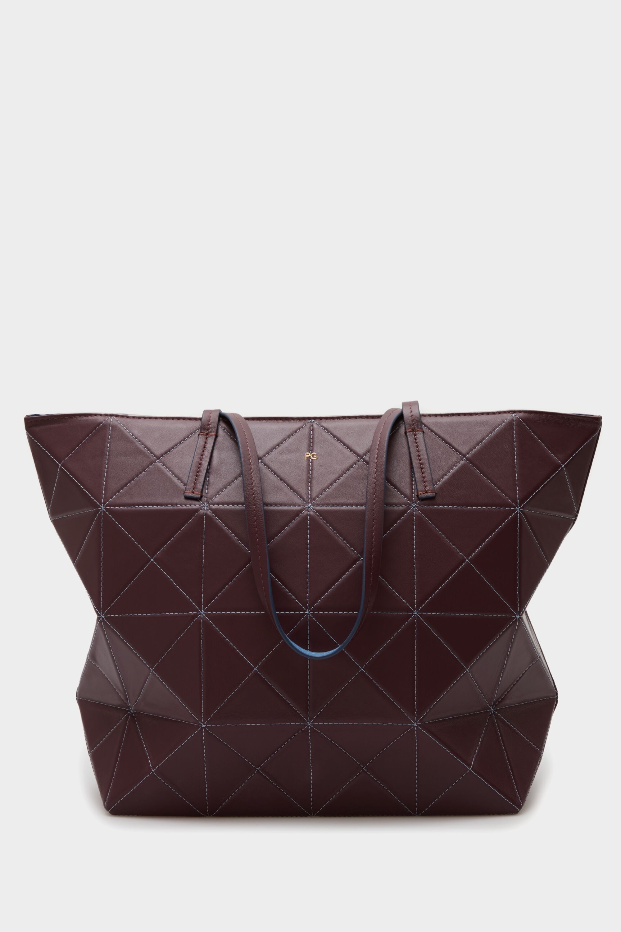 Origami zipped shoulder bag