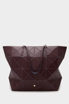 Origami zipped shoulder bag