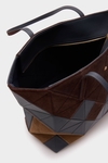 Origami zipped shoulder bag