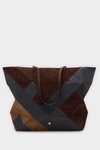 Origami zipped shoulder bag