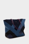 Origami zipped shoulder bag