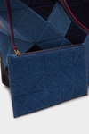 Origami zipped shoulder bag