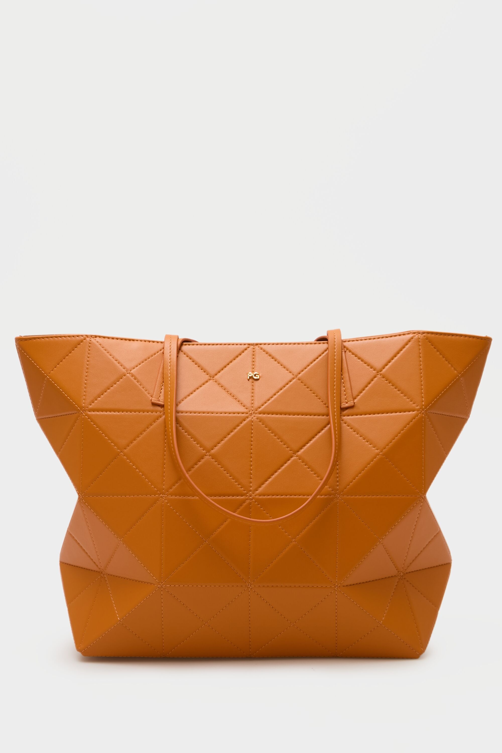 Origami zipped shoulder bag