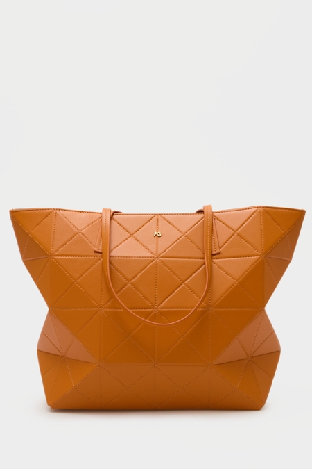 ORIGAMI ZIPPED SHOULDER BAG