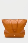 Origami zipped shoulder bag