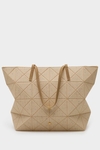 Origami zipped shoulder bag