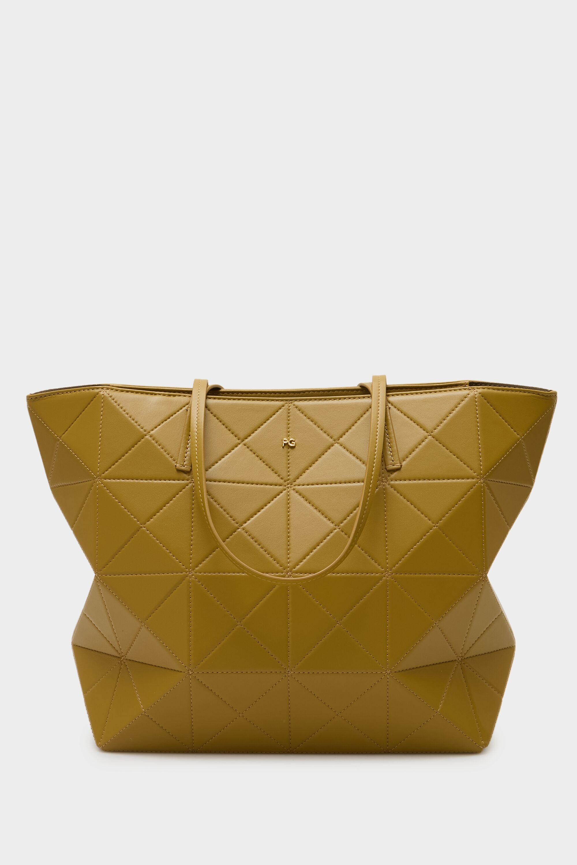 Origami zipped shoulder bag