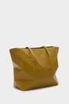 Origami zipped shoulder bag