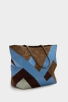 Origami zipped shoulder bag
