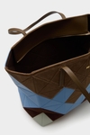 Origami zipped shoulder bag