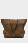 Origami zipped shoulder bag
