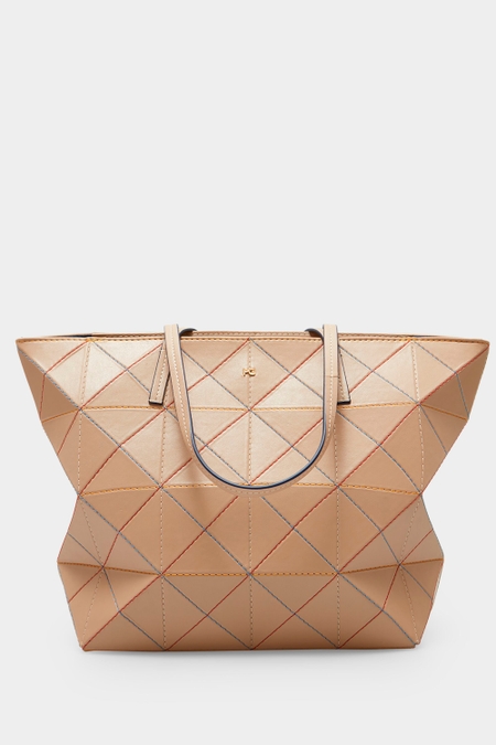 ORIGAMI ZIPPED SHOULDER BAG