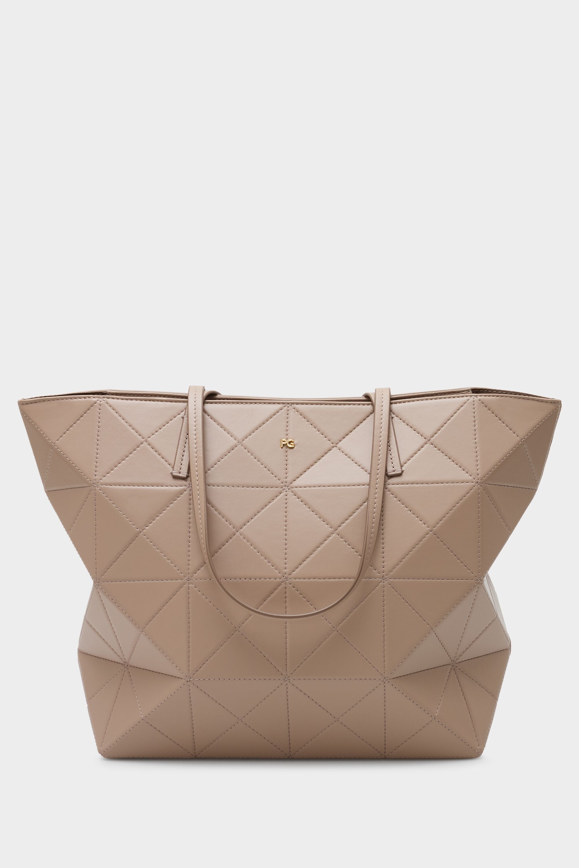 Origami zipped shoulder bag