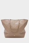Origami zipped shoulder bag