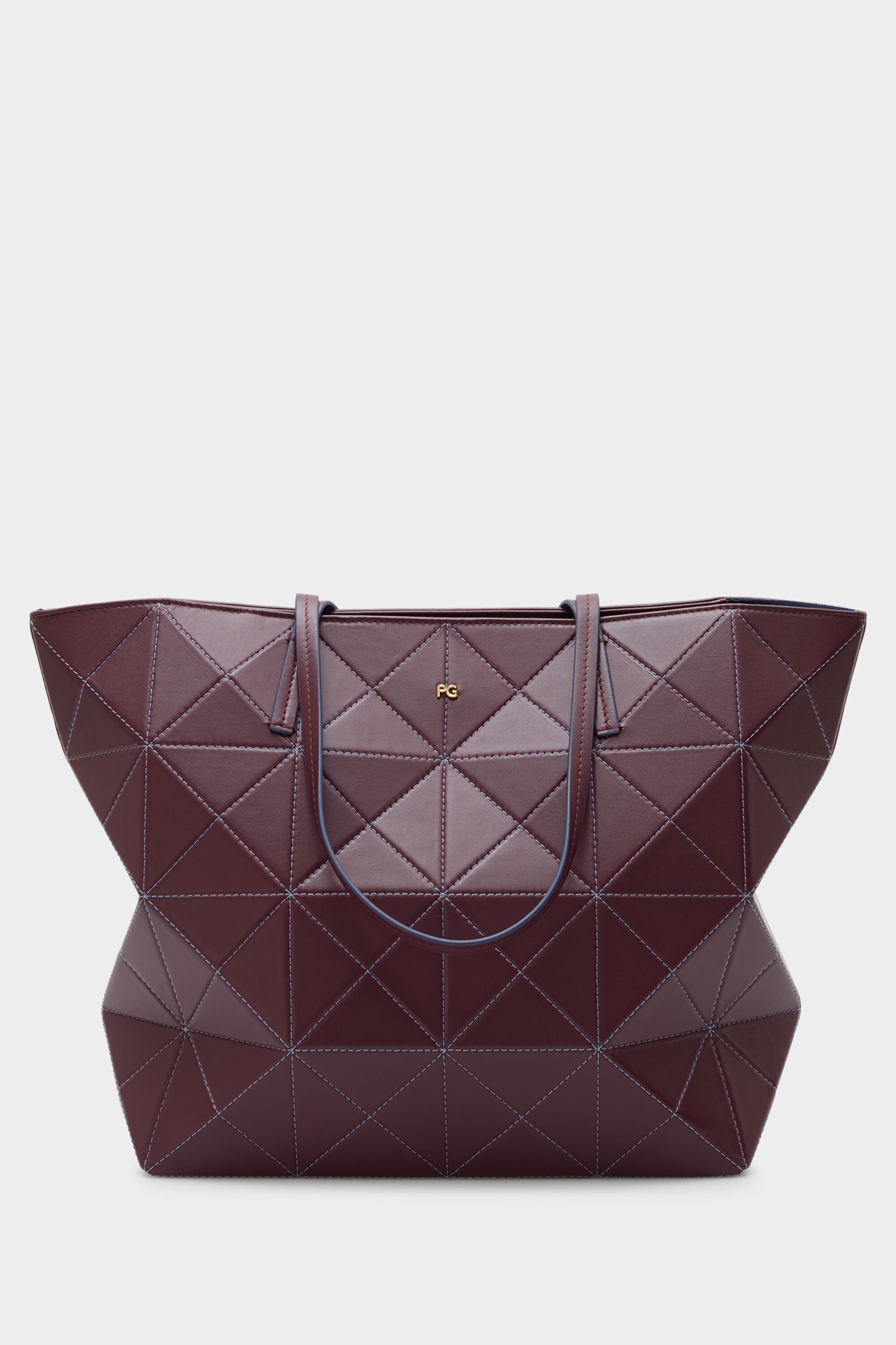 Origami zipped shoulder bag