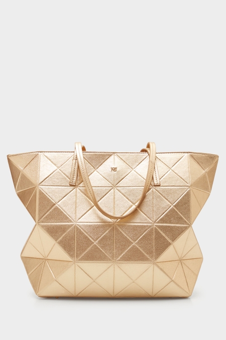 ORIGAMI ZIPPED SHOULDER BAG