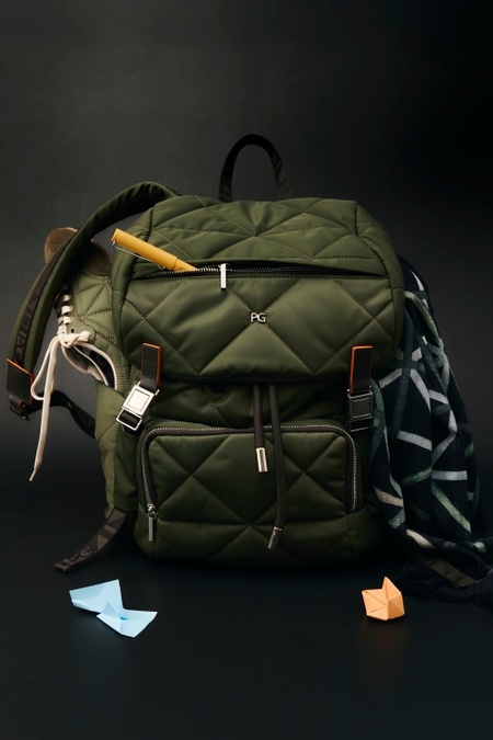 ORIGAMI QUILTED NYLON BACKPACK